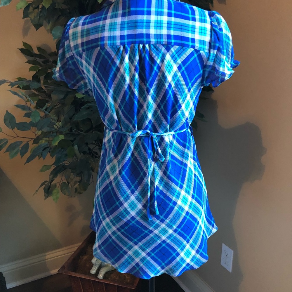 Checker blouse - Picture 2 of 5